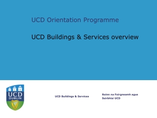 Roinn na Foirgneamh agus Seirbhisi UCD