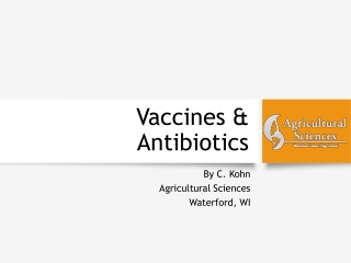 Vaccines &amp; Antibiotics