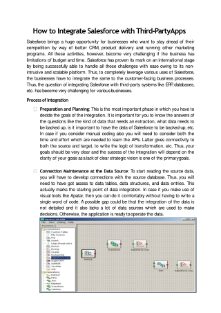 How to Integrate Salesforce with Third-Party Apps