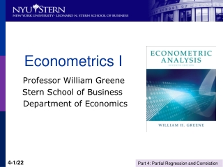 Econometrics I