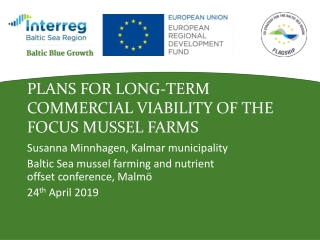 Plans for long-Term Commercial Viability Of the Focus Mussel Farms