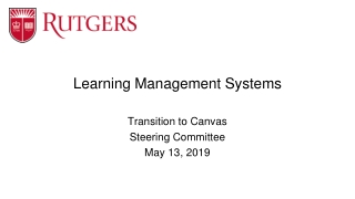 Learning Management Systems