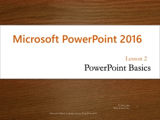 PowerPoint Basics