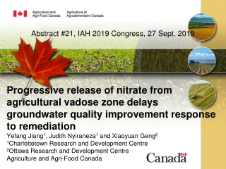 Abstract #21, IAH 2019 Congress, 27 Sept. 2019