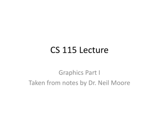 CS 115 Lecture