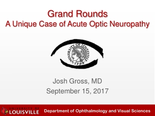 Grand Rounds A Unique Case of Acute Optic Neuropathy