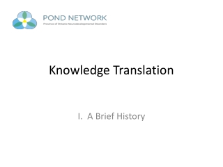 Knowledge Translation