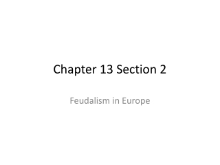 Chapter 13 Section 2