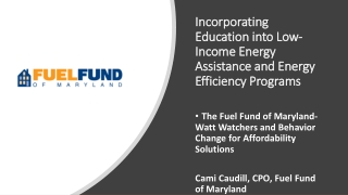 Incorporating Education into Low-Income Energy Assistance and Energy Efficiency Programs