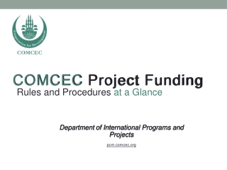 COMCEC Project Funding