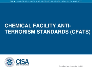 Chemical Facility Anti-Terrorism Standards (CFATS)