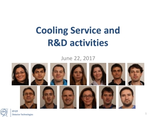 Cooling Service and R&amp;D activities