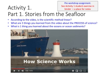 Activity 1. Part 1. Stories from the Seafloor