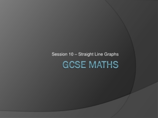 GCSE Maths