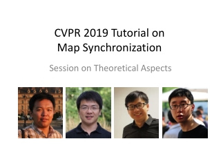 CVPR 2019 Tutorial on Map Synchronization