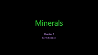 Minerals