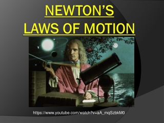 Newton’s Laws of Motion