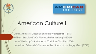 American Culture I