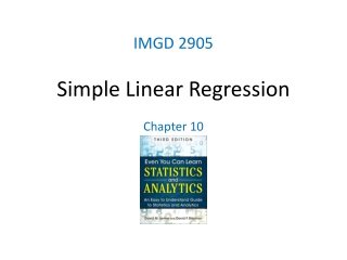 Simple Linear Regression