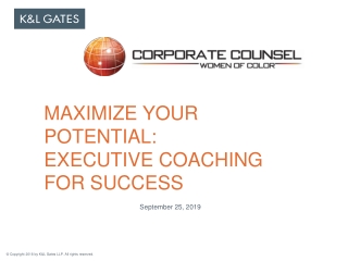 MAXIMIZE YOUR POTENTIAL: EXECUTIVE COACHING FOR SUCCESS