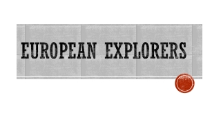 European explorers