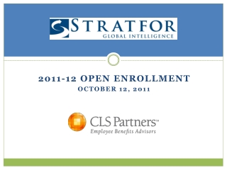 2011-12 Open Enrollment October 12, 2011