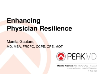 Enhancing Physician Resilience