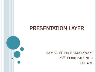 PRESENTATION LAYER