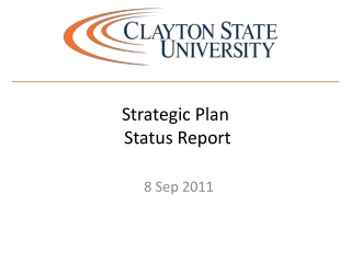 Strategic Plan Status Report