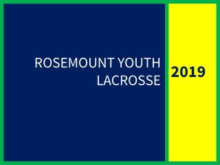 ROSEMOUNT YOUTH LACROSSE