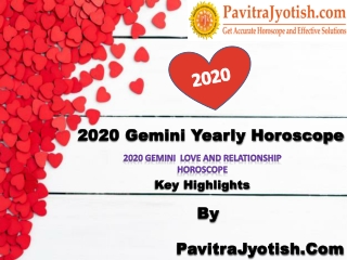 2020 Gemini Love and Relationships Horoscope