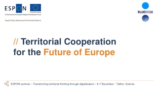 // Territorial Cooperation for the Future of Europe