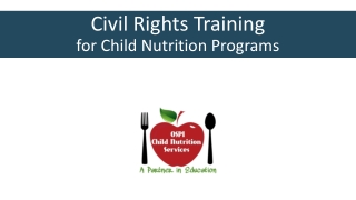 Civil Rights Training for Child Nutrition Programs