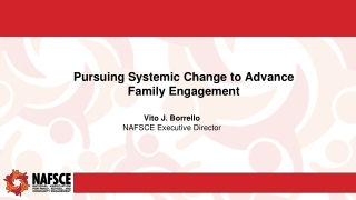 Pursuing Systemic Change to Advance Family Engagement