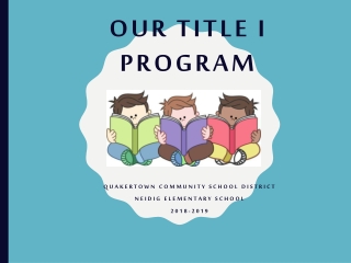 Our Title I Program