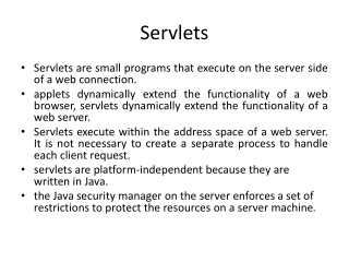 Servlets