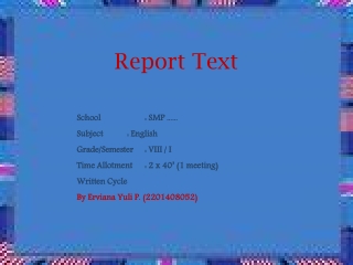 Report Text