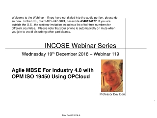 INCOSE Webinar Series