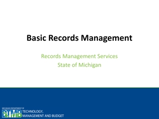 Basic Records Management