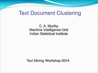 Text Document Clustering