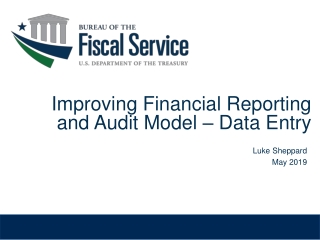 Improving Financial Reporting and Audit Model – Data Entry