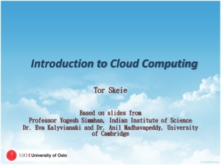 Introduction to Cloud Computing