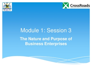 Module 1: Session 3