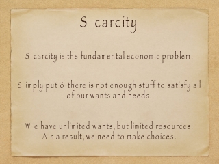 Scarcity