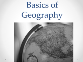 Basics of Geography