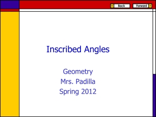 Inscribed Angles