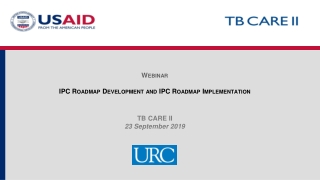 Webinar IPC Roadmap Development and IPC Roadmap Implementation