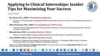 Applying to Clinical Internships: Insider Tips for Maximizing Your Success