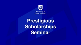 Prestigious Scholarships Seminar