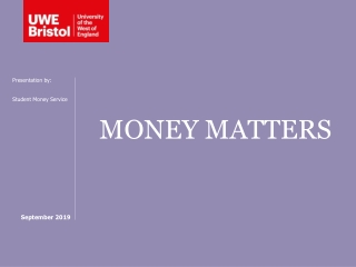 MONEY MATTERS